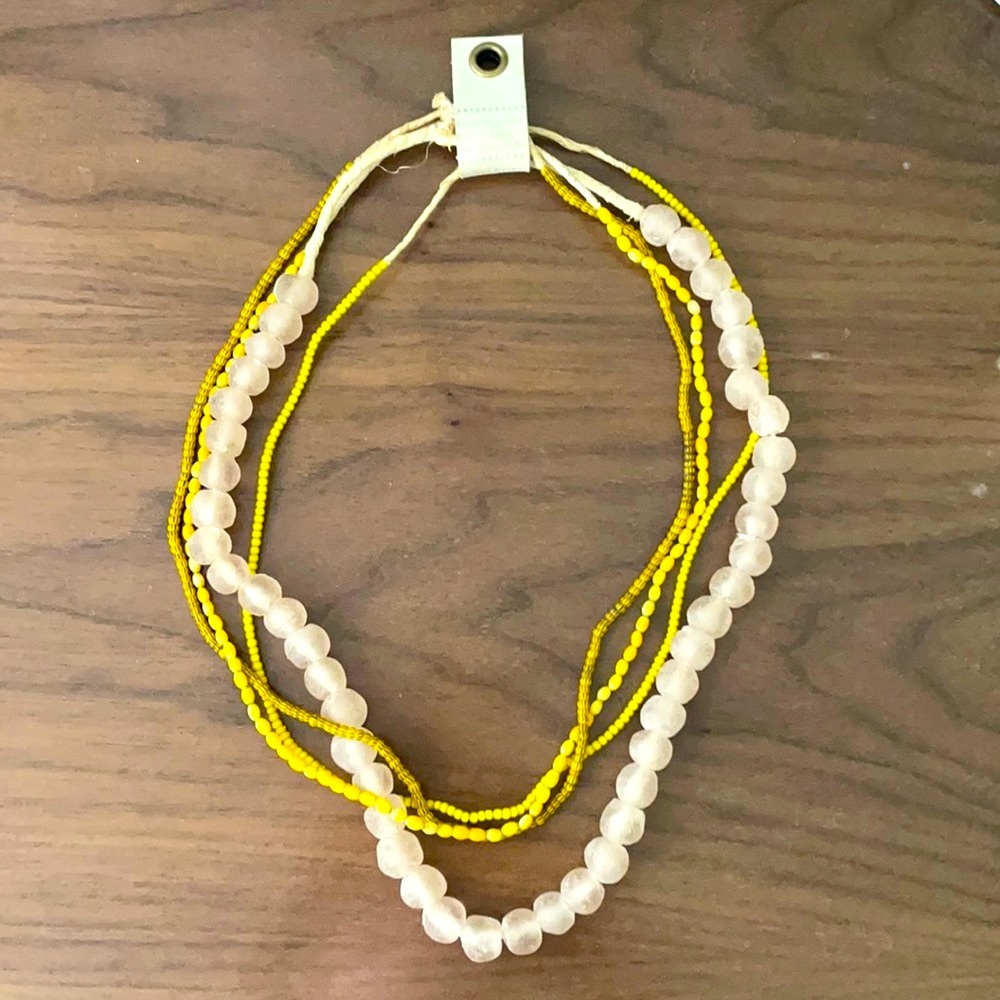NWT Anthropologie Vero Beaded Necklace Set